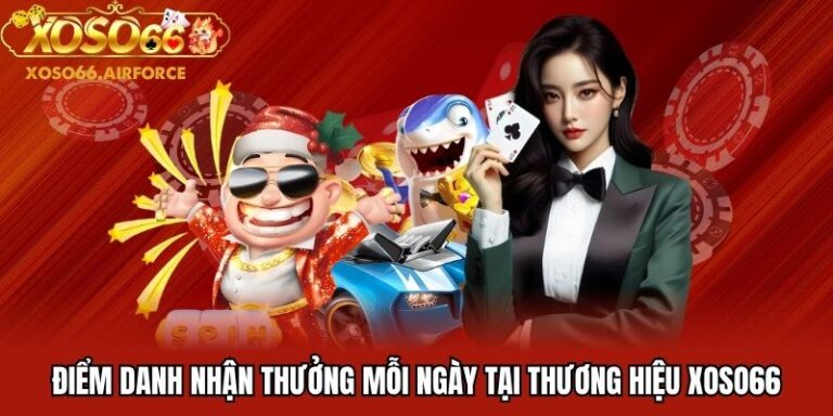 Điểm danh nhận thưởng mỗi ngày từ app xổ số 666